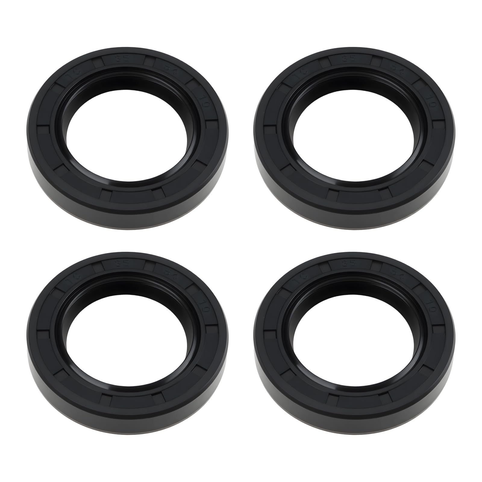 AS Axis Spindleon 4Pcs Oil Shaft Seal TC Double Lip with Spring 35x54x10mm for Automotive Industry