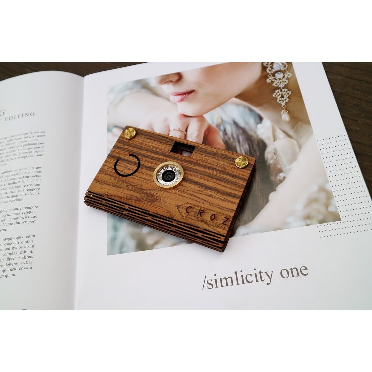 Paper Shoot CROZ ペーパーシュート　デジタルカメラ ローズウッド Amazon | ペーパーシュート(papershoot) CROZ Simple Light Camera Set