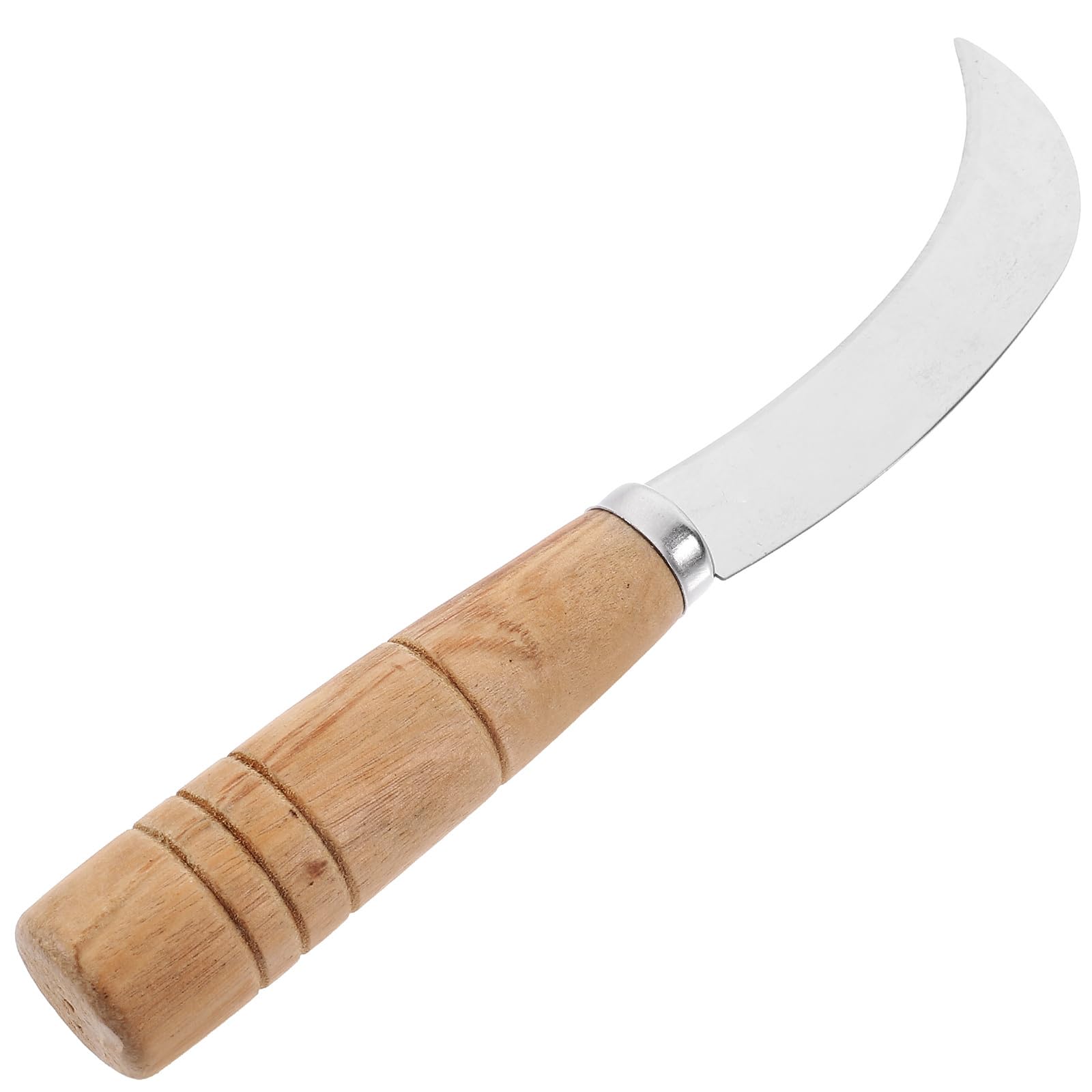 Abaodam Cortador de frutas, faca de descascar frutas, aço inoxidável, foice,