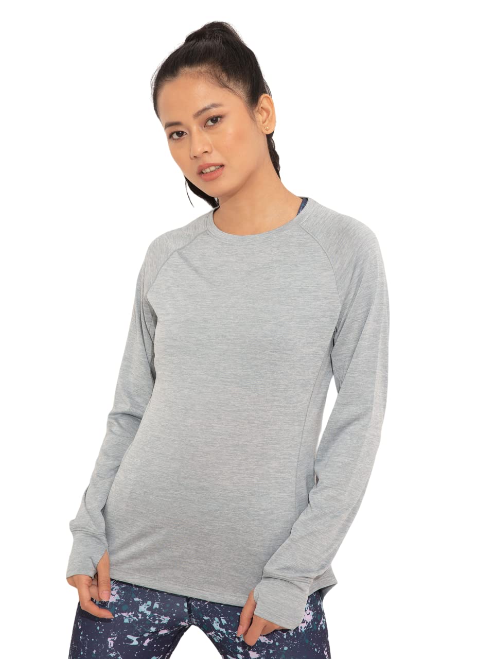 NYKDWomen's Functional Ergonomic Tee, Quick Drying Tshirt with Raglan Sleeves, Perfect for Workouts - NYK311