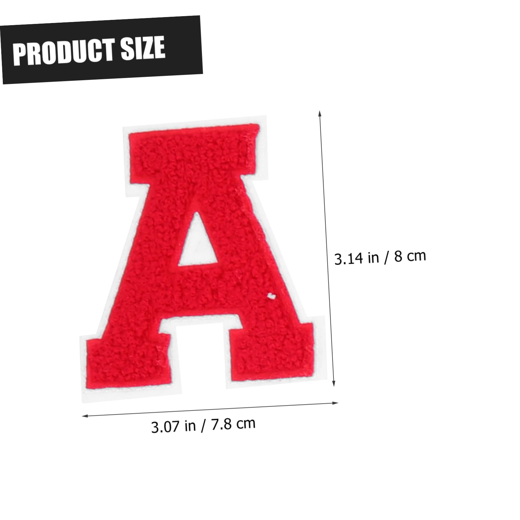 Operitacx 3 series Parches De Chenilla Con Bordado De Letras Para Chaqueta Ropa Sombreros Parches Decorativos Para Coser Parches Para Ropa Con Letras Abrigos 26 piezas x 3