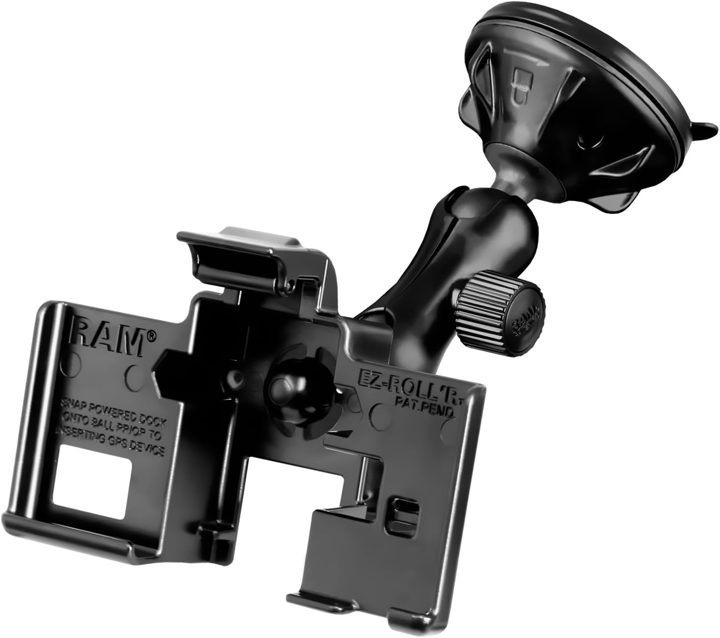Ram Mount Composite Twist Lock Suction Cup Mount for the Garmin nuvi 3450, 3450LM, 3490LMT, 3750, 3760T, 3760LMT, 3790T and 3790LMT (Black)