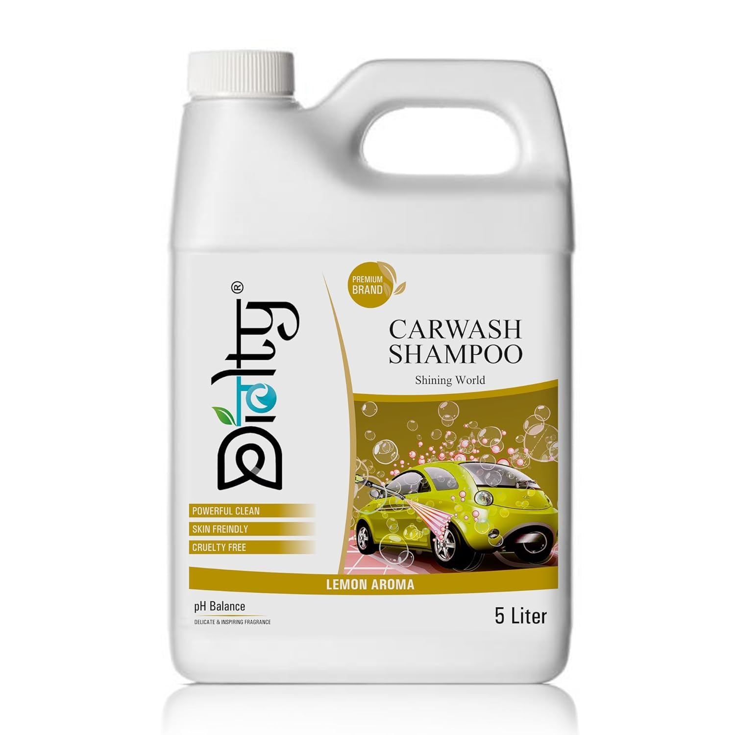 Diolty Car Shampoo 5L - Lemon Scent, High Foam pH Balanced Wash for Cars, Bikes, Trucks, Protective Shine for Diwali - Great Indian Festival 2025 Car Care