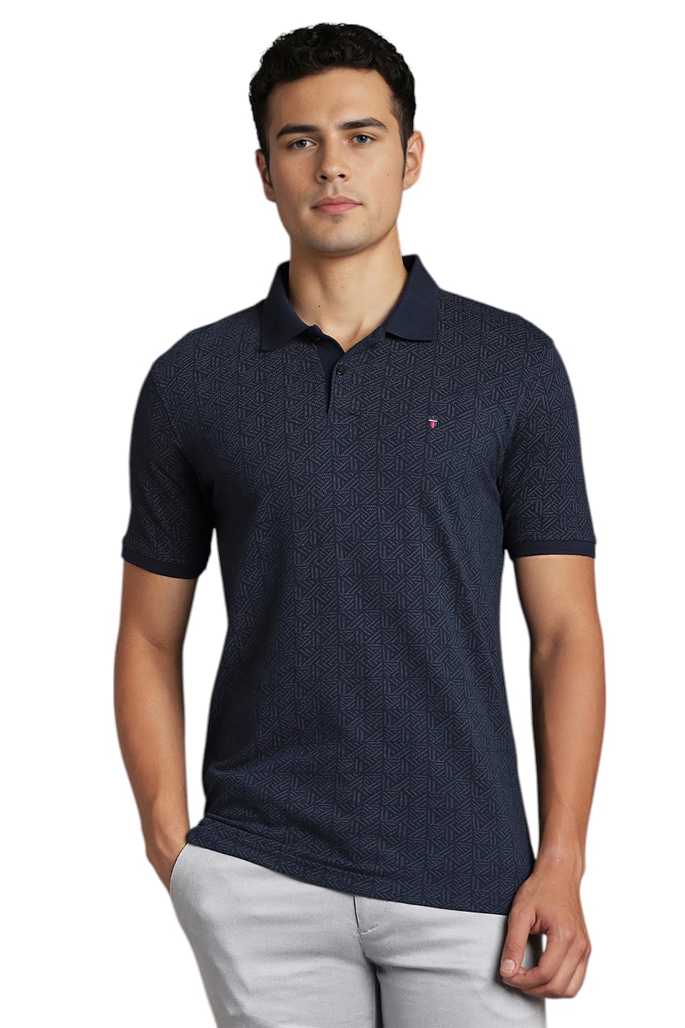louis philippe Men's Solid Slim Fit T-Shirt-picture-18
