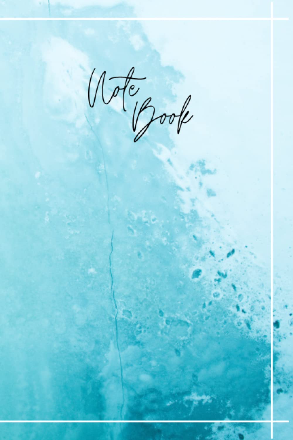 Notebook - "Blue Paint": 120 pages | Lined Journal | 6x9"