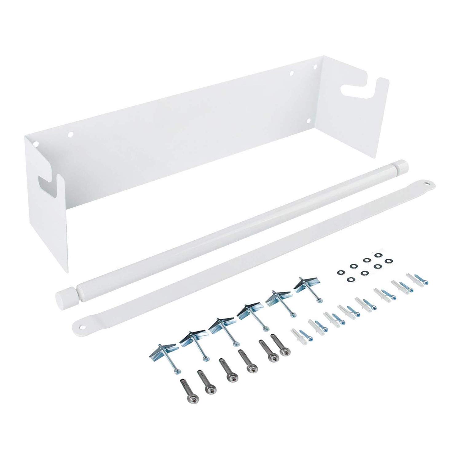 Wall Mounted Kraft Paper Roll Holder & Cutter 18inches for