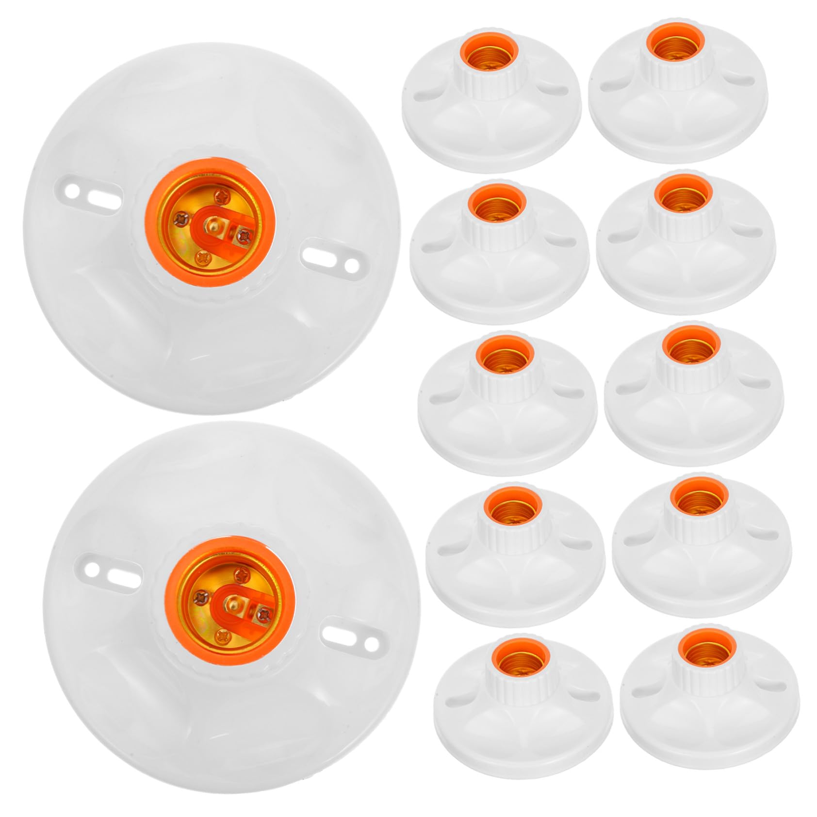 COHEALI Lot de 24 Douilles E27 à Vis en Bakélite 120mm, Support D’ampoule LED 250v, Douilles D’éclairage Robustes pour Installation Domestique et Commerciale, Éclairage la Cuisine Chambre