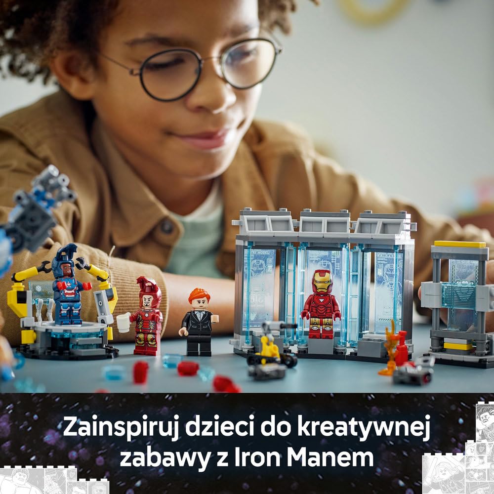 LEGO | Marvel Laboratorium Iron Mana: Zbrojownia 76315