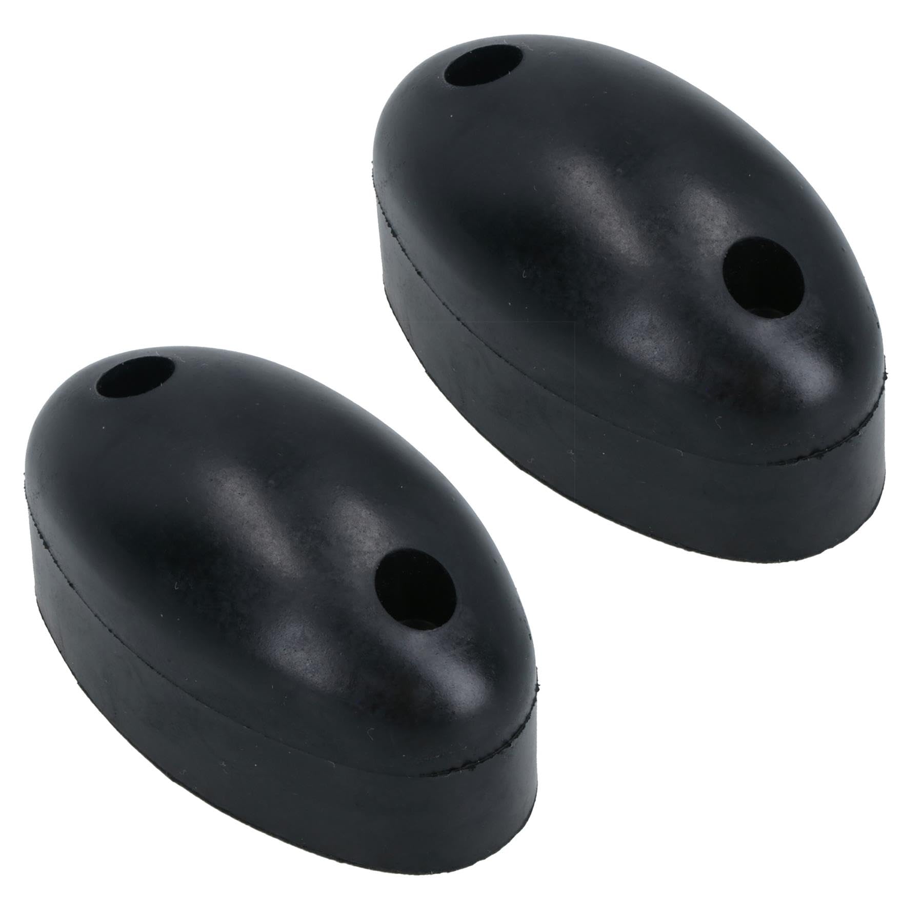 38mm Oval Rubber Buffer Bumper Pad Stop for Truck Trailers Horsebox 2pc