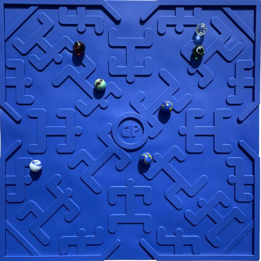 Game Plak' Jeux de Billes Tiki Bleue