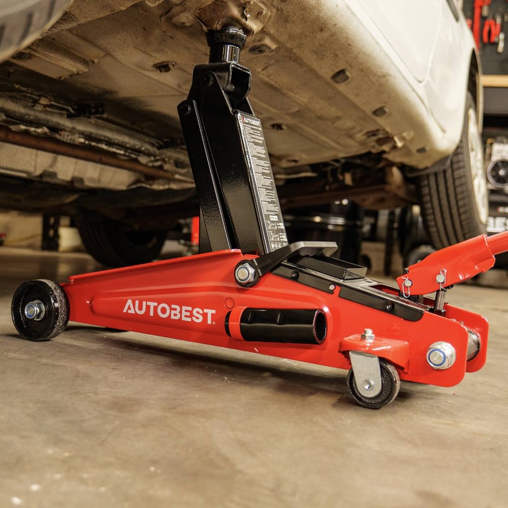 BGS 9777 Cric Hydraulique Ultra Plat 2,5 T Hauteur De Levage 75-515 Mm