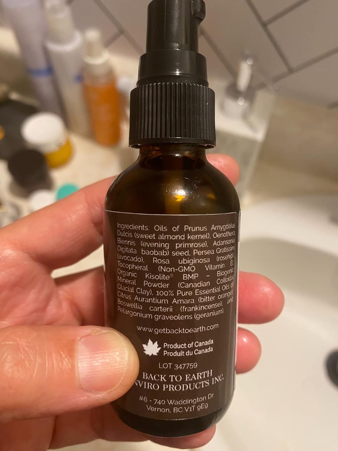 Back to Earth - Re-New Skin Care Essential Serum, Moisturizing and Hydrating Face Serum, Nourishes Skin, Face Care Must-Have for Women and Men, 60 ml
