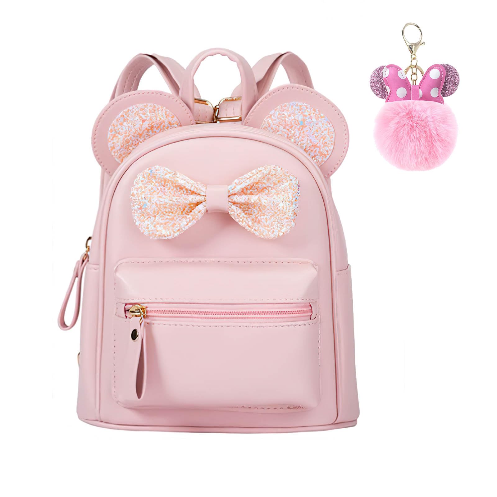 Zainetti per Bambini, Carino Nodo a Fiocco Zaino Scuola Cinghie