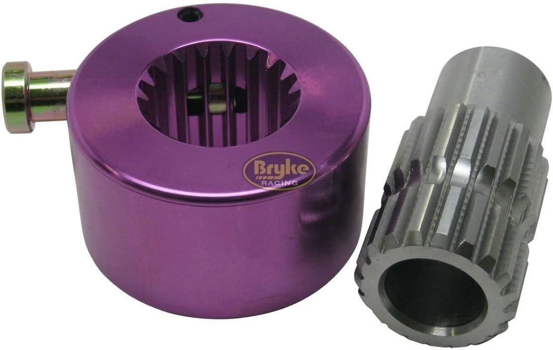 Bryke Racing Steering Wheel Quick Release Disconnect SPLINED IMCA USTMS Push Button B Mod