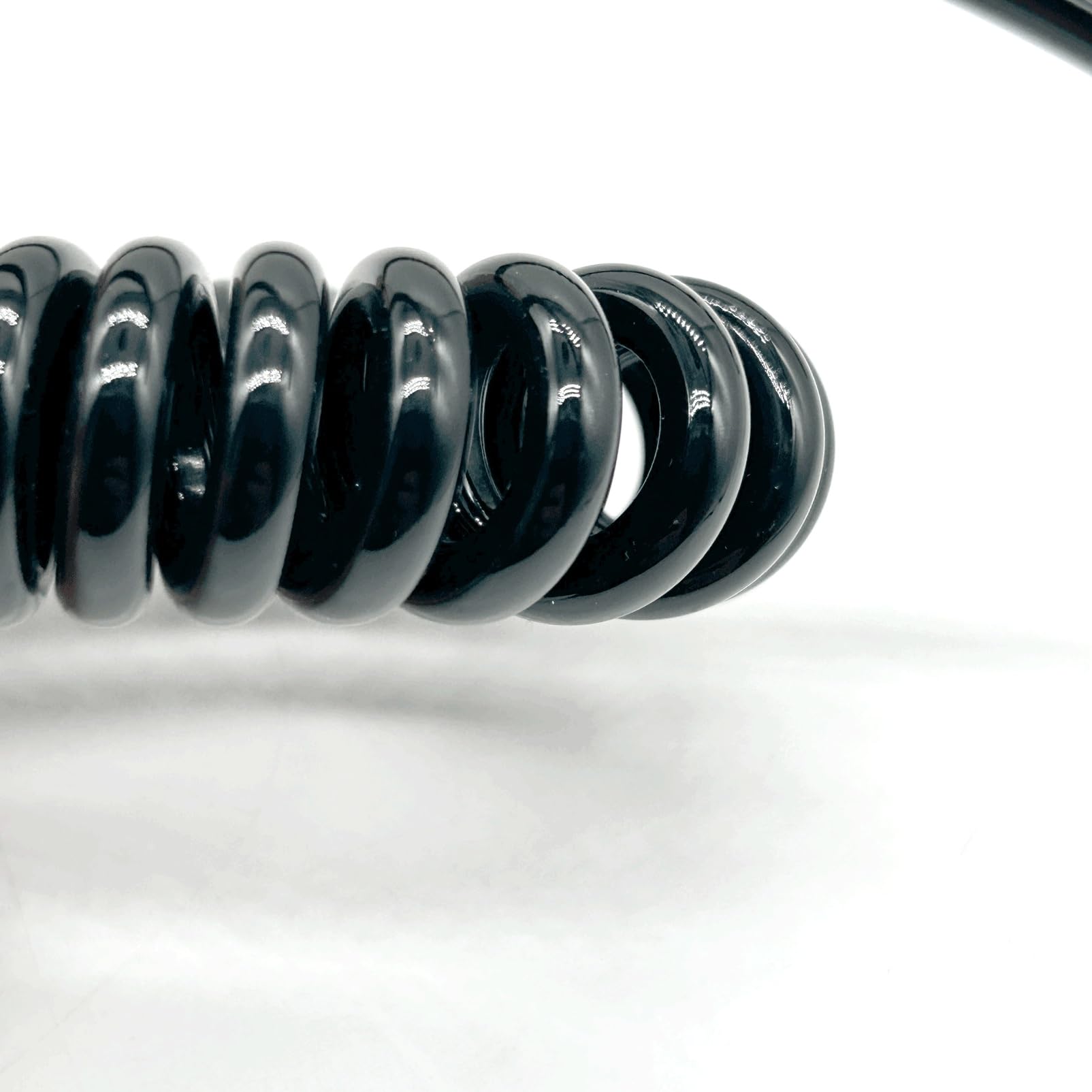 2,5 mm2 3-żyłowy spiralny kabel elektryczny, zwijany przewód elektryczny do maszyny wiszącej, elastyczny rozciągliwy 13 AWG (Stretch 1,5 metrów)