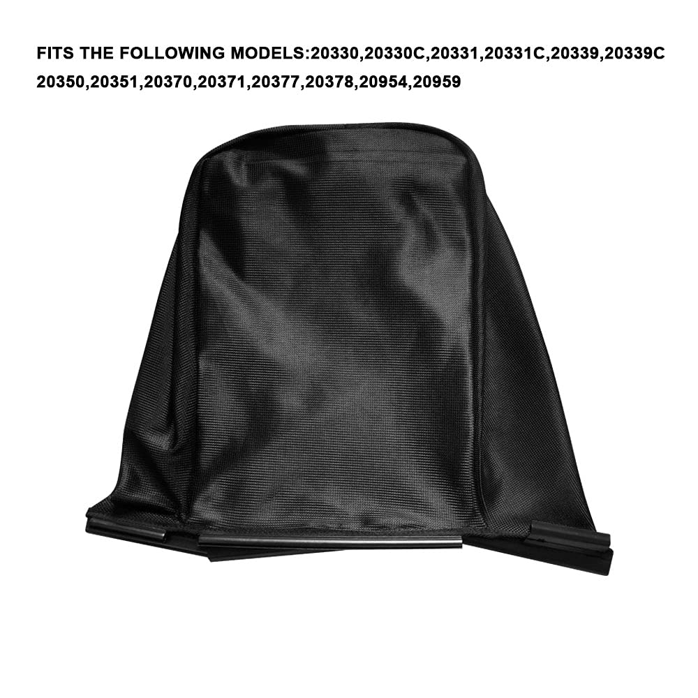 Braveboy - Bolsa de césped 115-4664, sin marco de metal, compatible con cortacésped Toro XT675 59307 de 22 pulgadas 2009, compatible con modelos 20330 20331 20370 20371 20377 20378 y Más