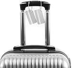 uxcell Luggage Tags,Metal Travel Tags Luggage Identifier Card Holder Name Address ID Labels for Baggage Suitcases,Silver Tone,2 Pack