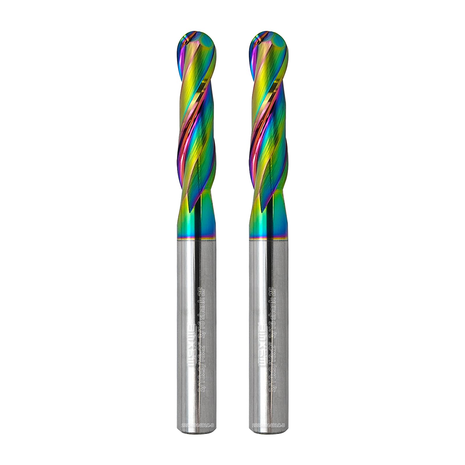 Ball Nose End Mill - Carbide, DLC Coating -7