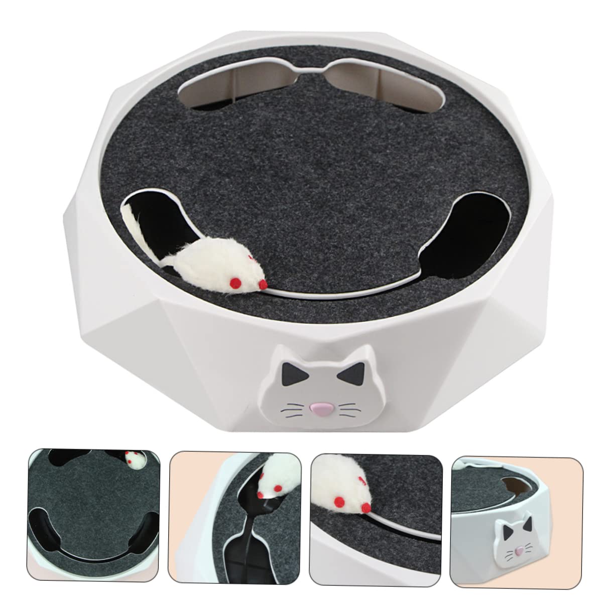 BESPORTBLE Jouet Souris Électrique Interactif pour Chat, Action de Fouissage, Simulation de Chasse, Portable, Piles 3 X AA, pour Chaton