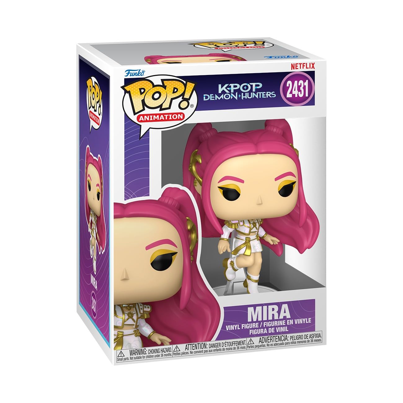 Funko POP! Animation: Netflix, KPOP Demon Hunters, Mira, Collectable Vinyl Figure, Gift Idea, Official Merchandise