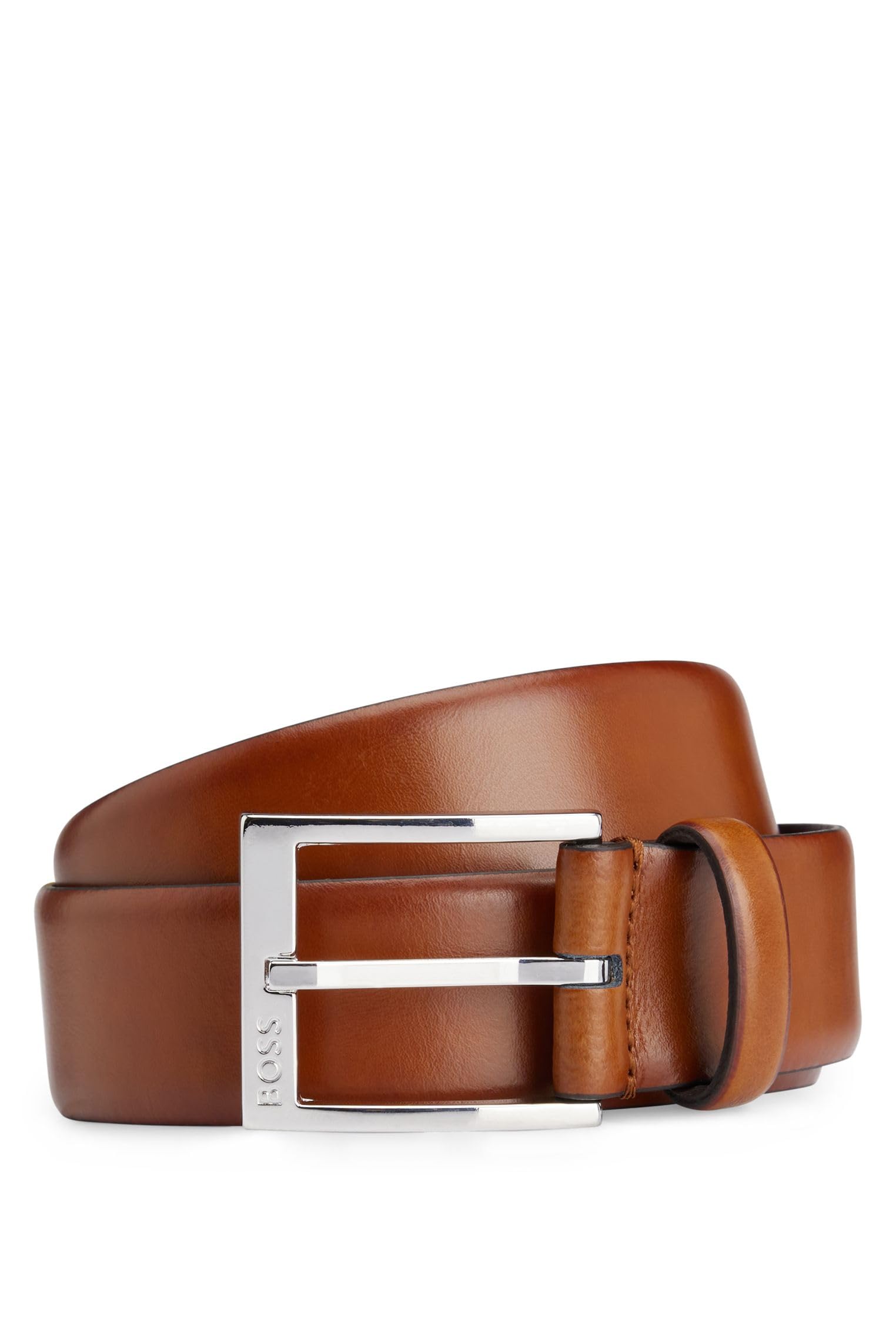 BOSS Men's Elloy-PC-an_Sz35 Belt, Medium Brown214, 115