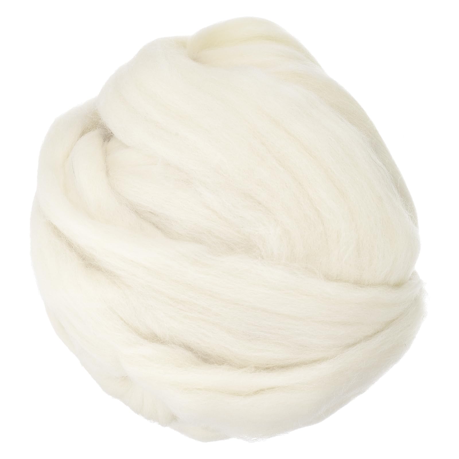 Laine naturelle à feutrer à l'aiguille METALLIXITY, blancheur haut de gamme 240g