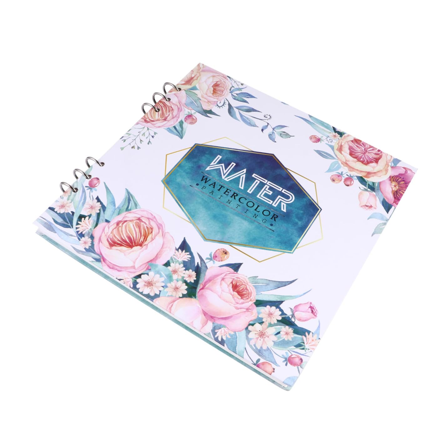 1stück Skizzenbuch Mit Aquarellpapier Dickes Strapazierfähiges Malbuch Für Kunst Und Graffiti Für Reisen Und Schüler Quadratisches Design Einfach Zu Handhaben