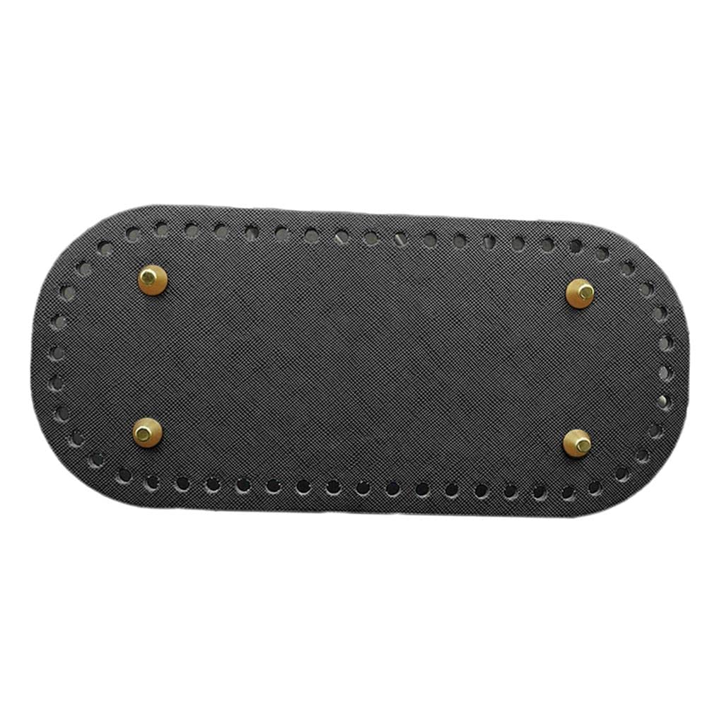 Leather DIY Bags Bottom Mat Pad for Bags Making Black Gray Brown Silver-picture-16