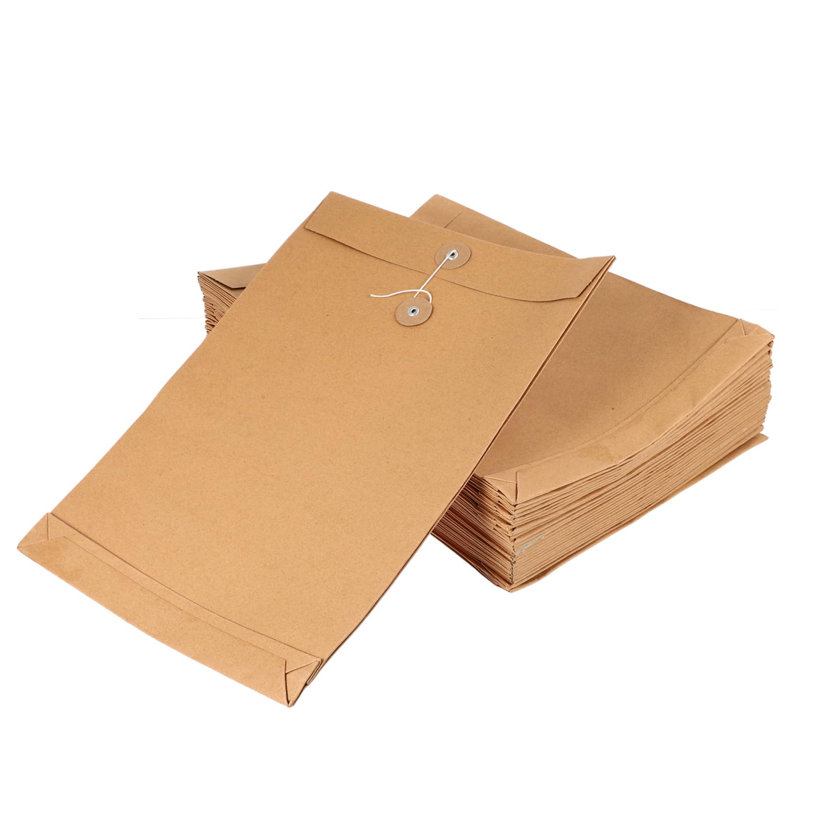 POPETPOP 25piezas Cartera de Papel Kraft Organizador de Documentos Carta Unidades Carpeta Portadocumentos para Papelería de Oficina Archivo