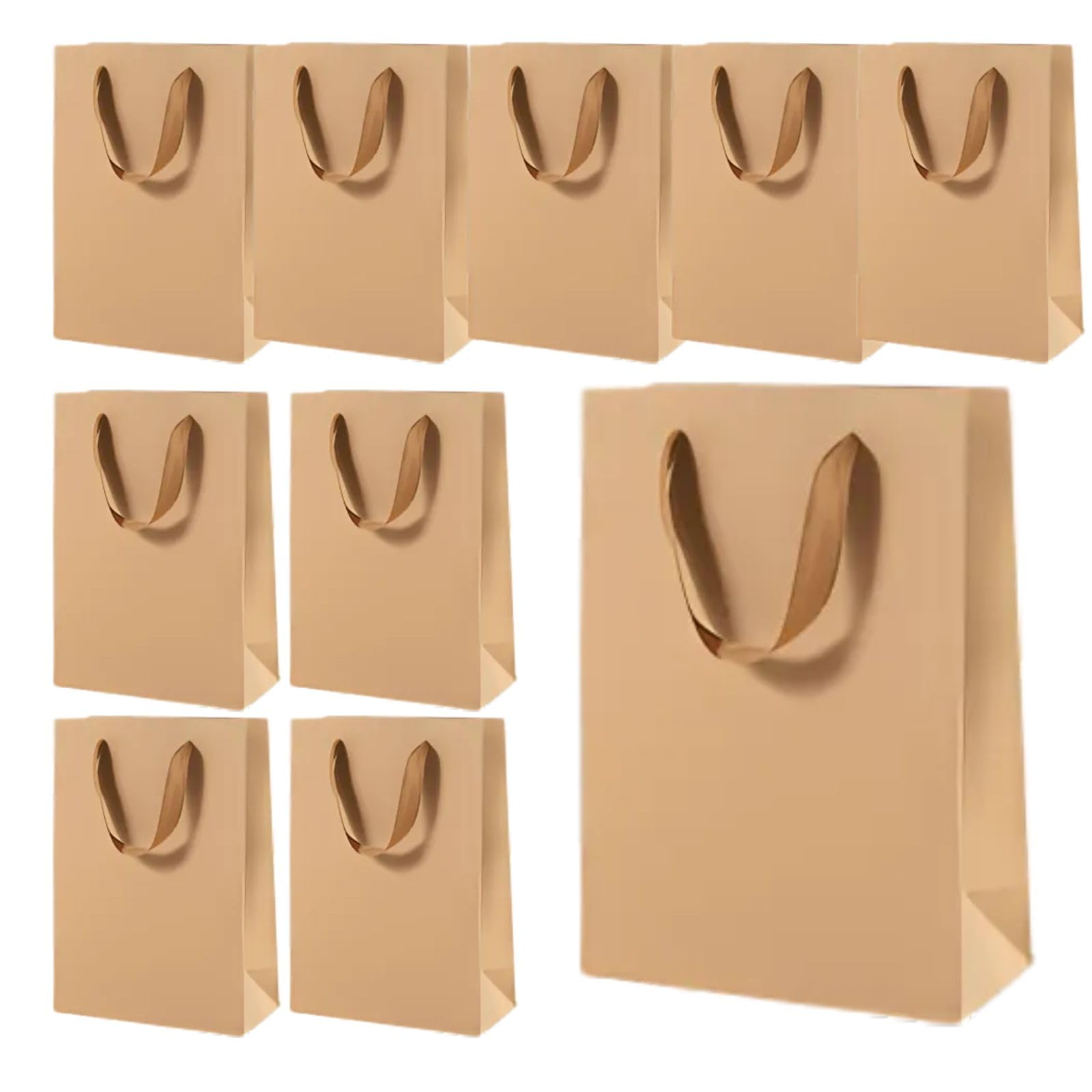 Amazon | Copeflap 紙袋 手提げ 無地 ラッピング袋 ギフトバッグ マチ