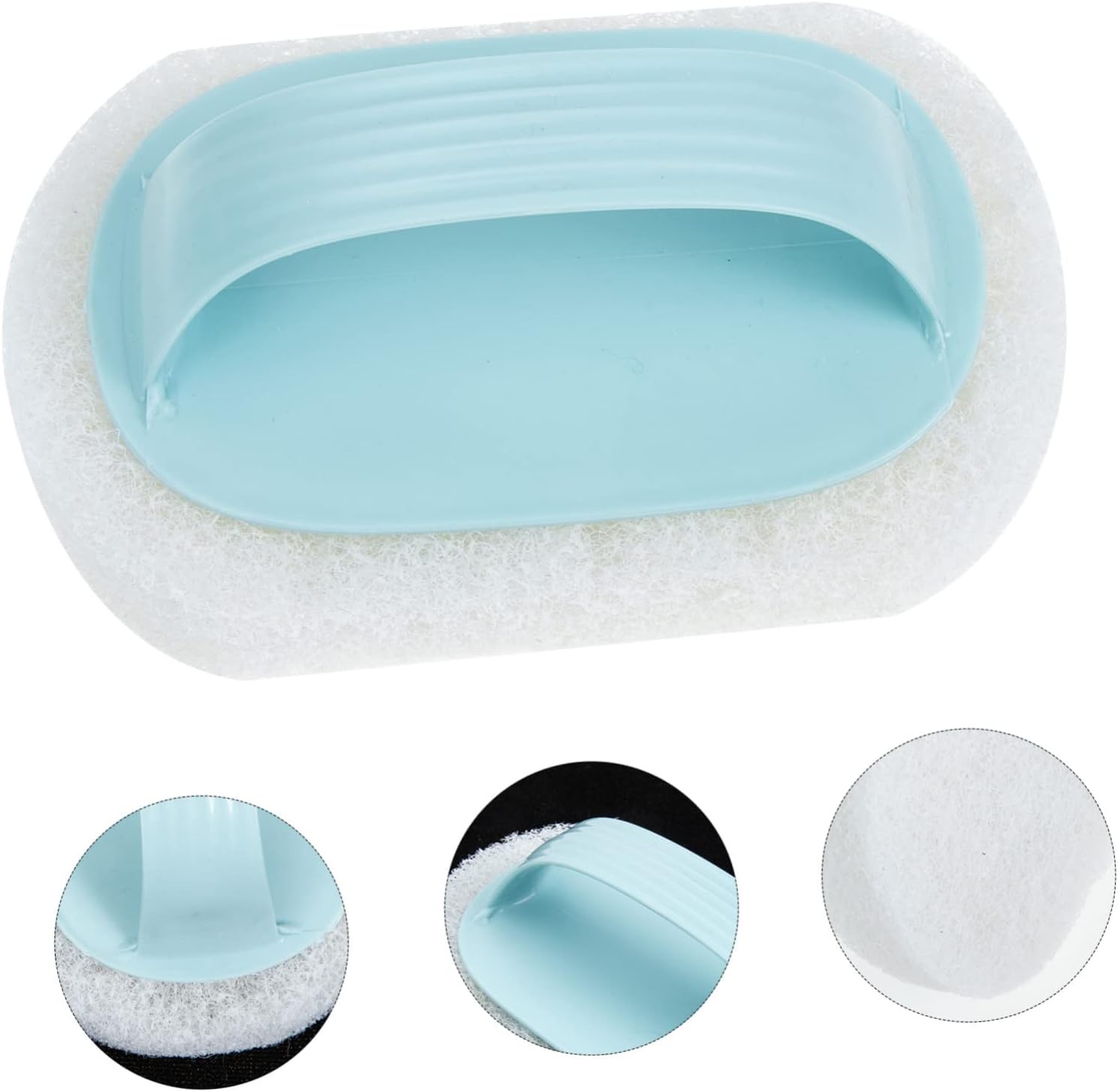 6pcs Oval BBQ Cleaning Brush Plastic Grill Rack Scrubber image 3