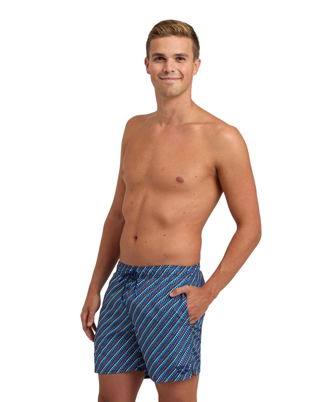 ARENA Men's Beach Boxer Allover Swim Trunks Hombre