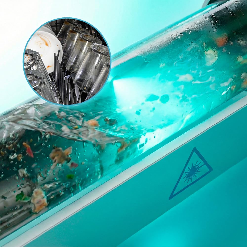 Cecotec Lave-vaisselle Intégrable 60cm Bolero Aguazero 6620 Full-BI C. 1850W, 15 Couverts, 8 Programmes, Moteur Inverter, Écran FullColor, Smart Wash, Turbo Dry+, AutoClean, Demi-Charge, Dual Zone