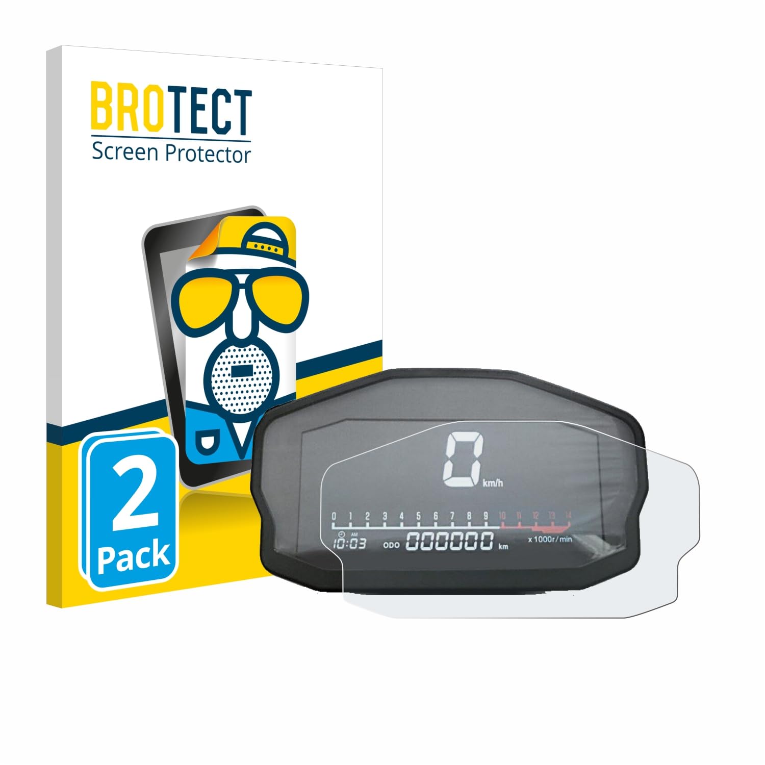 BROTECT Protector Pantalla Mate Cristal Para Carpuride W702BS 7" Protección Anti-Reflejos