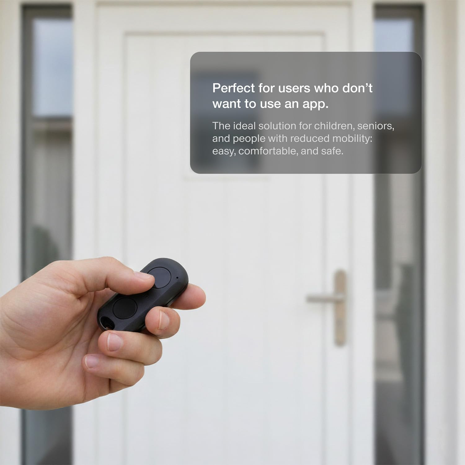 AYR Key Pro - Mando Bluetooth de Alta Seguridad para Cerraduras Inteligentes Lock Pro y Pass. [Negro Mate].