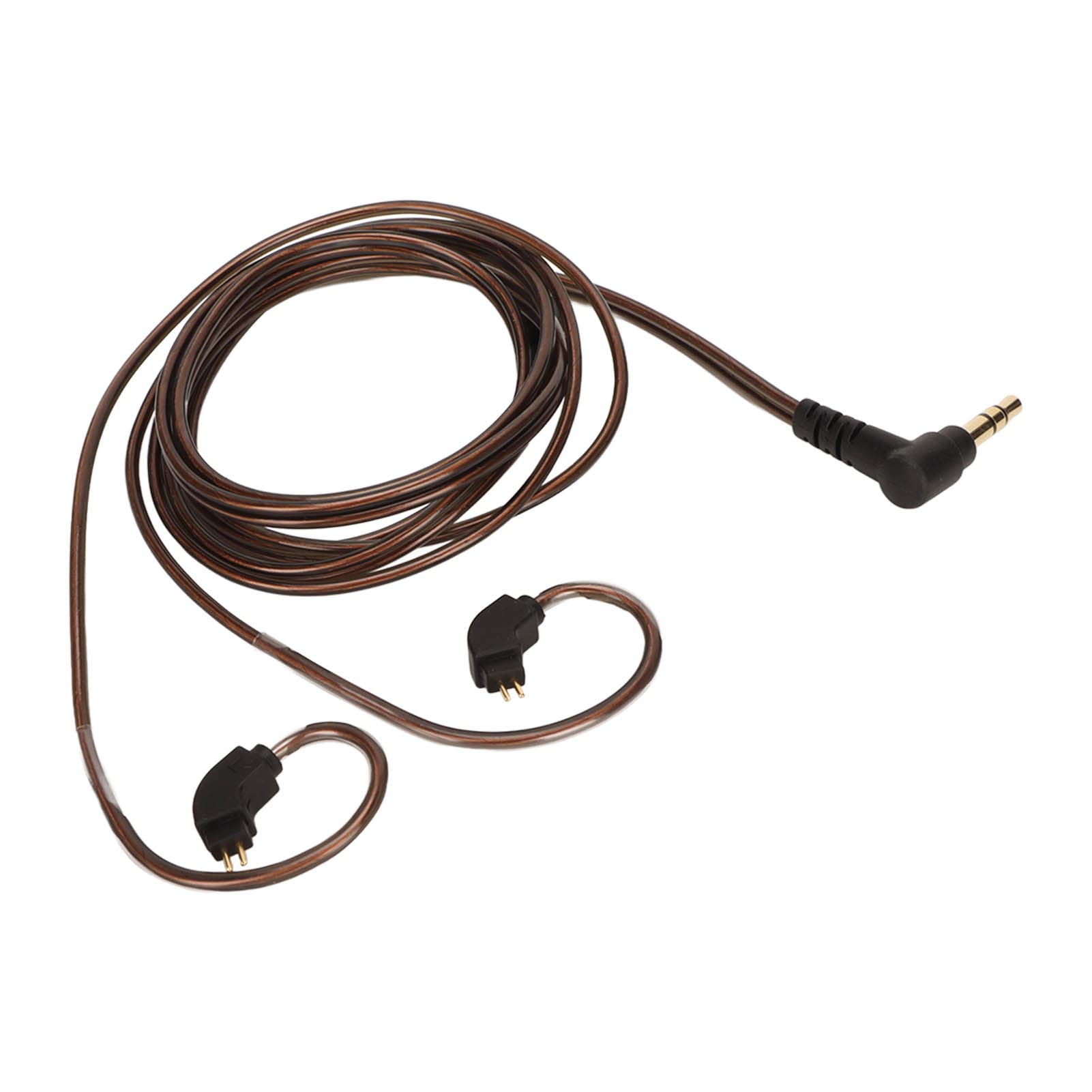 KIMISS 2-pinowy Kabel do Aktualizacji Słuchawek 0,78 Mm, Wymienny Przewód z wtyczką 3,5 Mm do Słuchawek Dousznych i Słuchawek Kompatybilny z 1964, AS10 AS06 ZST ZS3AS10