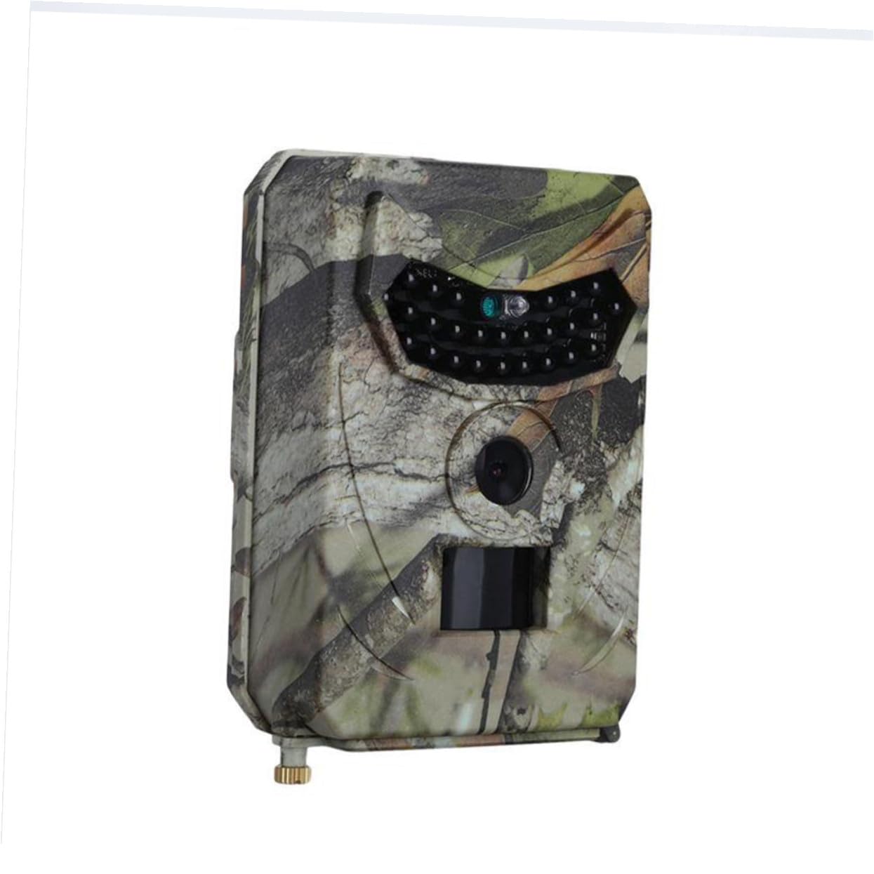 Mikikit Caméra de Chasse Étanche 1080p 26 LED Infrarouges, Plastique Robuste, Angle Pir 110°, pour Surveillance Extérieure et Observation Forestière