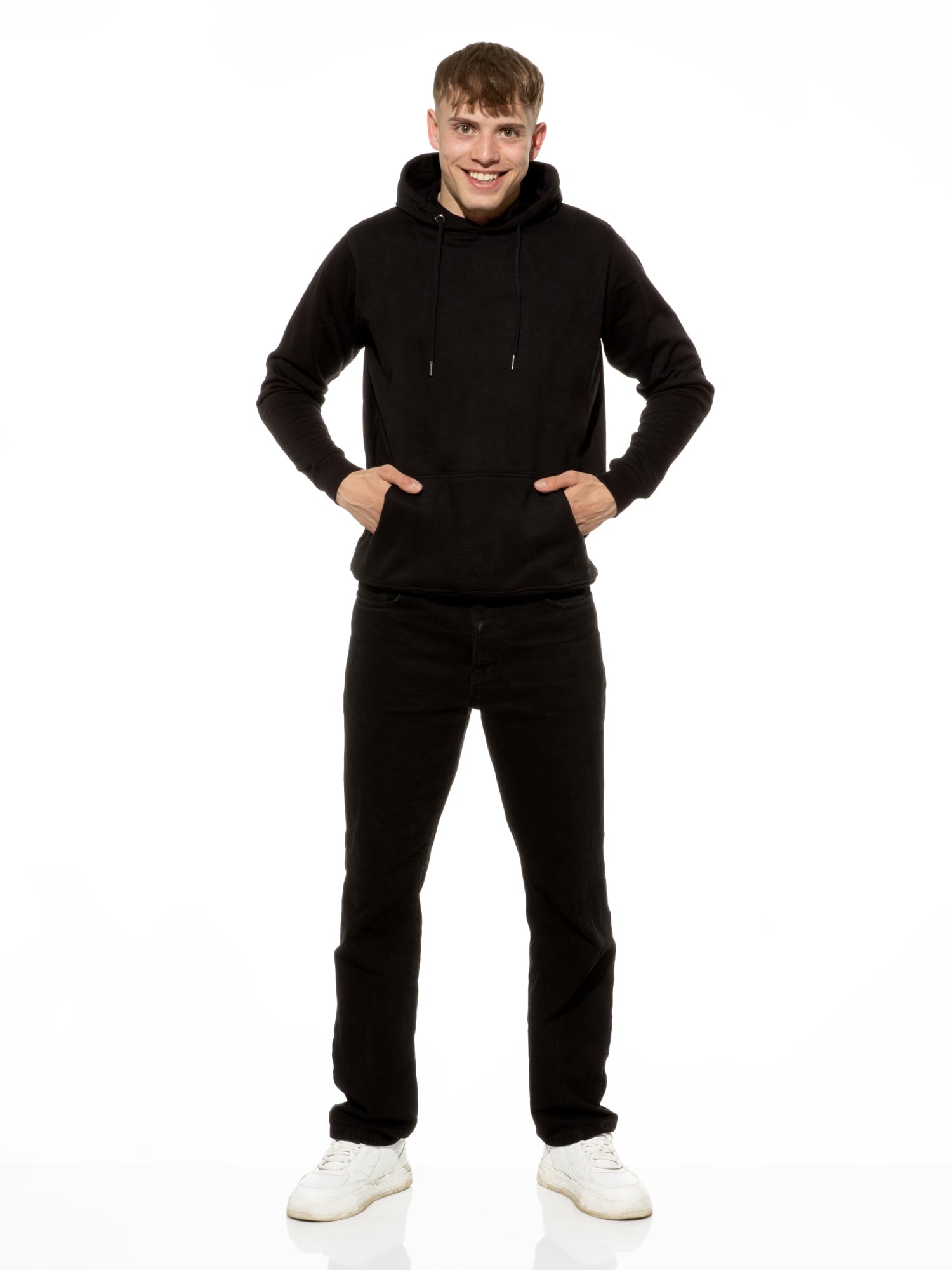 Cotton Prime Bequemer und Stilvoller Unisex Kapuzenpullover Hoody Sweatshirt für Damen und Herren