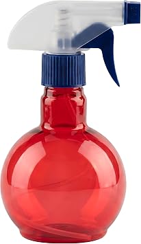 350 ml Tombul Sprey  i esi,  nce Sis P sk rt c , Ergonomik G vde, Kuaf r Berber Sa  Bak m  Kesimi, Ev Temizli i ve Bitki  i ek Sulama i in F sf s K rm z