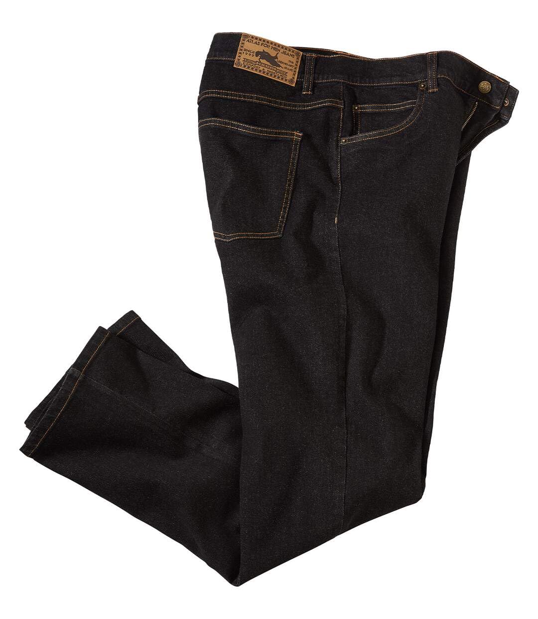 Atlas For Men Men's Black Atlas For - Stretch Jeans - W48