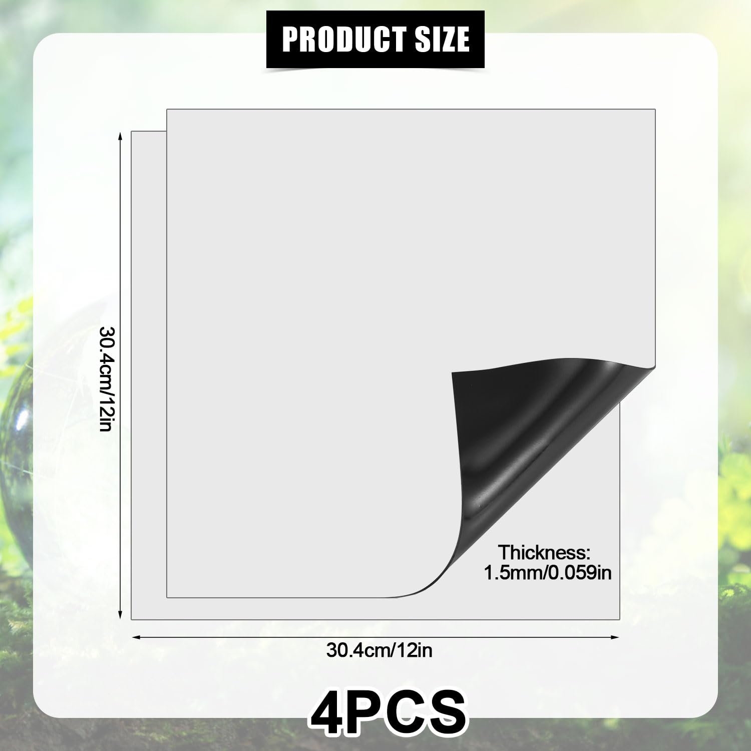 4pcs Square Magnetic Vent Covers - Image 2