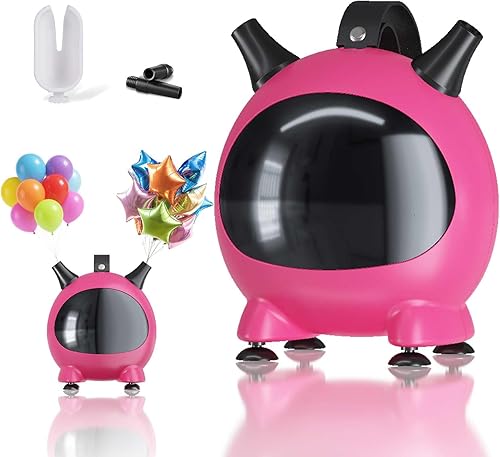 Miniatura 8 de Bomba eléctrica de globos, inflador de globos pequeños, bomba de aire de doble boquilla, 110 V 600 W, máquina sopladora de globos portátil, Verde