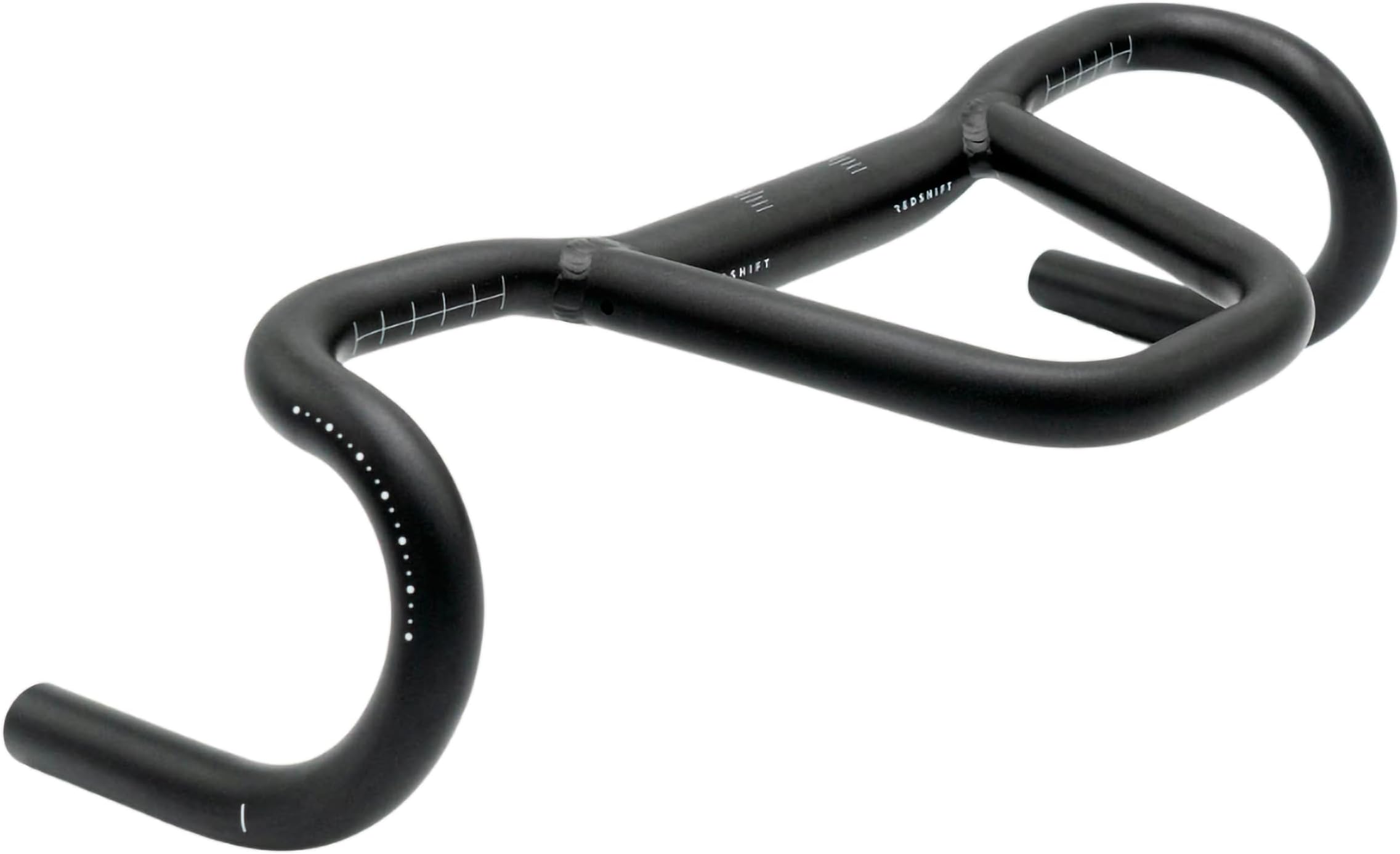 REDSHIFT Kitchen Sink Low Flare Handlebar with Loop for Road, Gravel, Touring, and Commuter Bikes, Aluminum Drop Bar, 31.8mm Clamp, with 20mm of Rise, 41cm Width