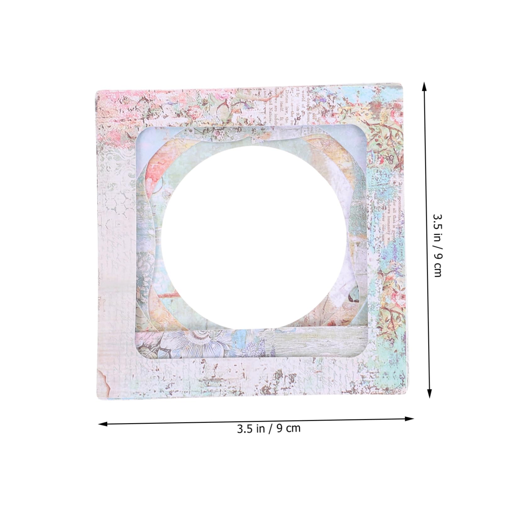 10sets Scrapbook Hollow per Decorazioni Artigianali per Biglietti e Scrapbooking Colori e Saturati