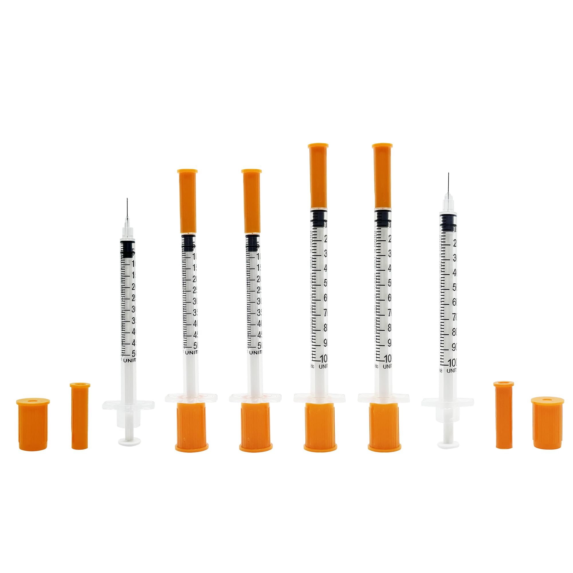 100 Pack 1mL Syringes, 31G 8mm, Individually Wrapped — Amazon image 2