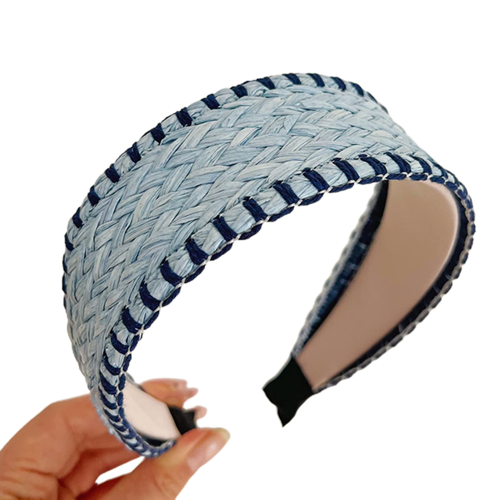Fentency Elegant Wide Hair Bands Photo Booth Props Wide Headband Party Headpiece Knotted Headband for Music Festivals