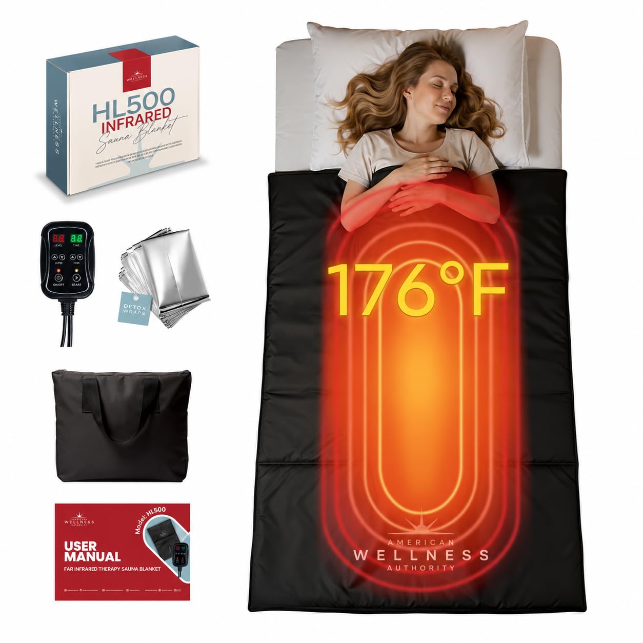 Infrared Sauna Blanket, Personal Infrared Sauna, Dry Heat Therapy Bag