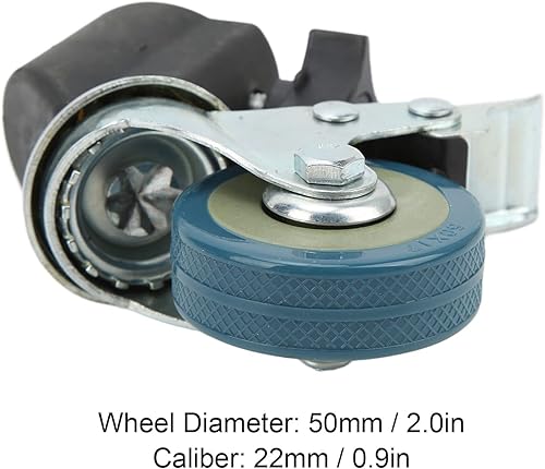 Miniatura 7 de Ruedas giratorias de estudio, ruedas de bloqueo resistentes, alta dureza para trípodes para fotografía soporte de luz