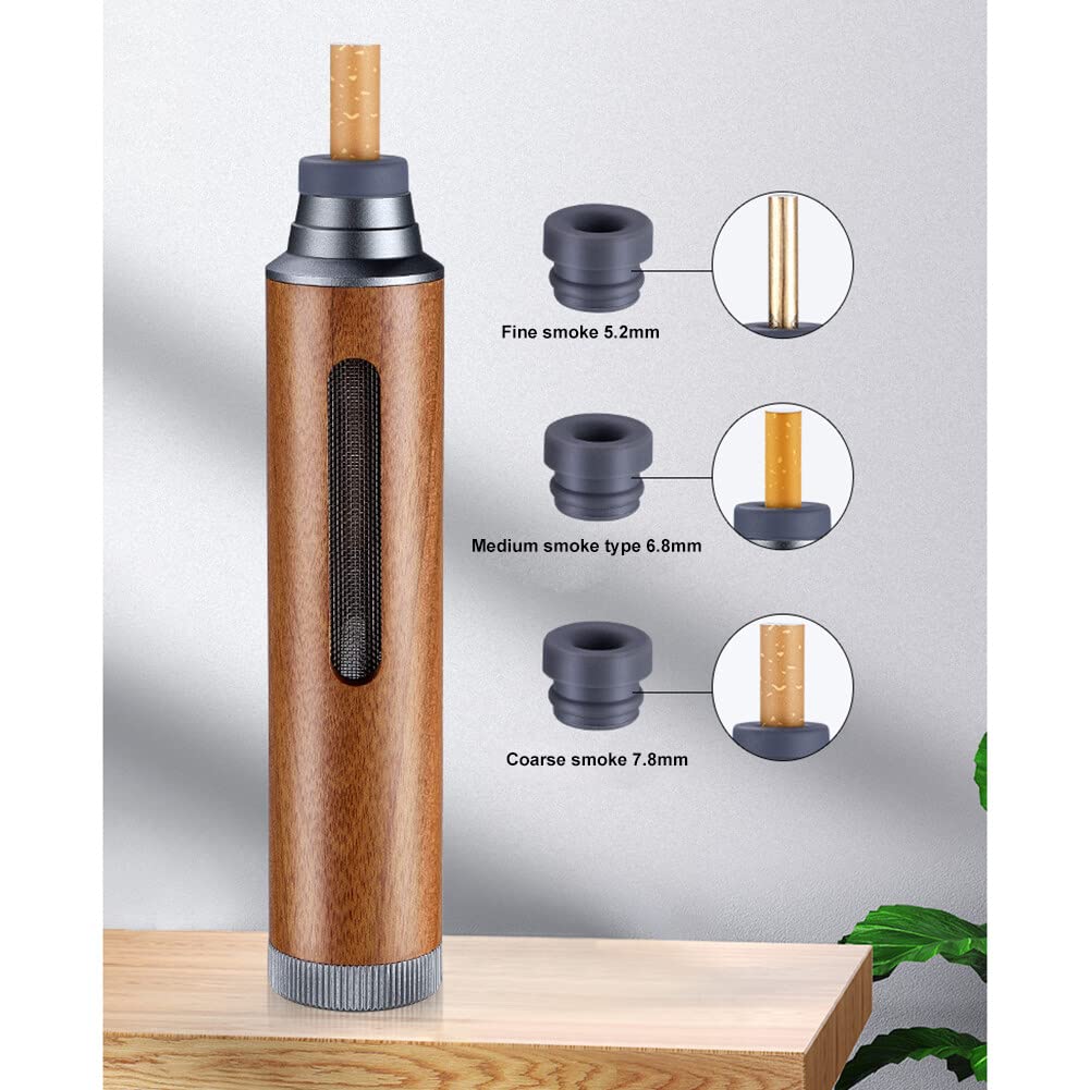 Amazon.com: Ihreesy Portable Metal Cigarette Ash Tube Windproof Smokeless  Ashtray Fireproof Cigarettes Ash Holder Detachable Cigarette Ashtray for  Indoor Outdoor Smoking, Dark Grey : Automotive