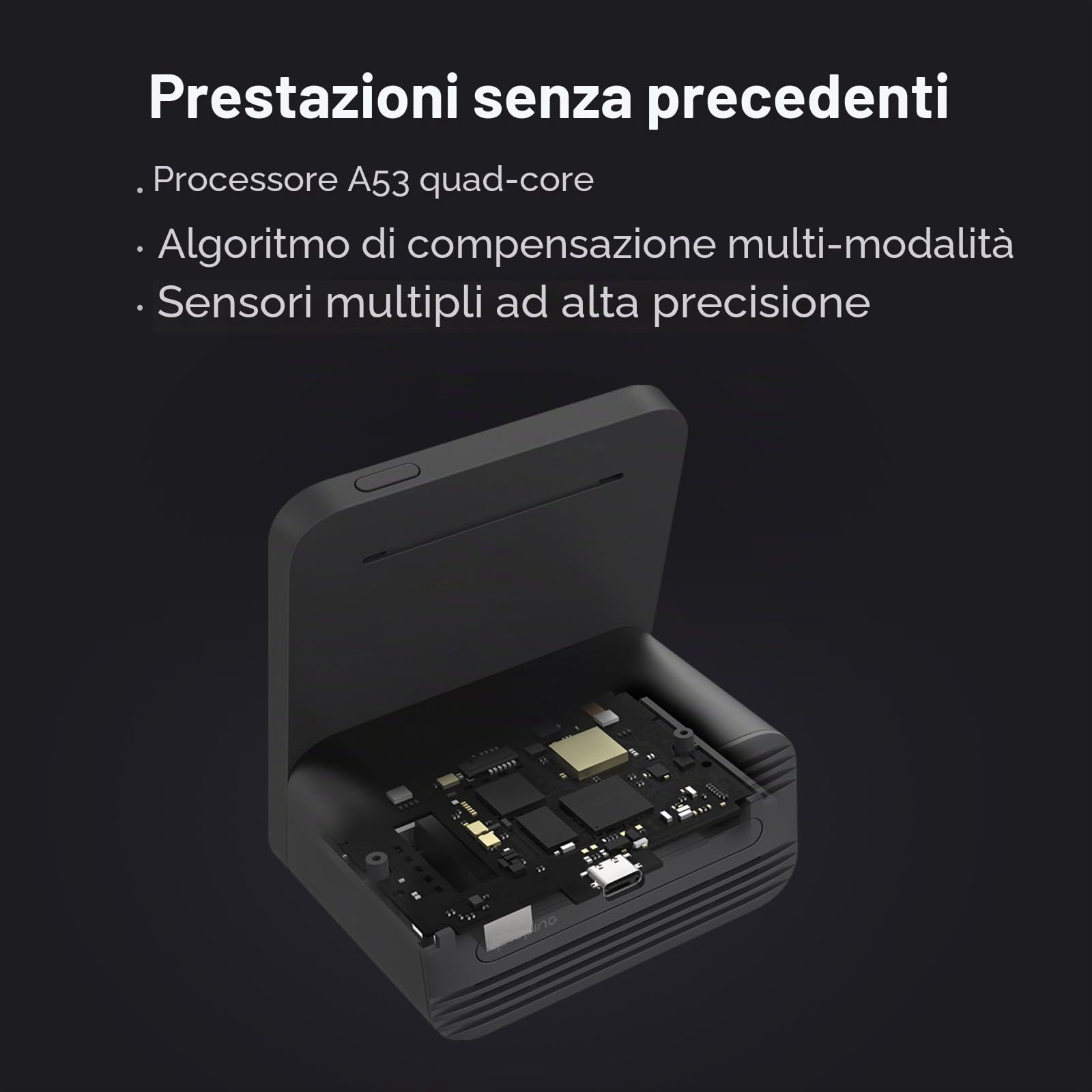 Qingping Monitor di Qualità dell'aria 2, Rilevatore di Qualità dell'Aria Interno, PM2.5, CO2, PM10, Rumore, Temperatura, Umidità, Nuova Funzione Sveglia, Tester di Qualità dell'Aria Intelligente